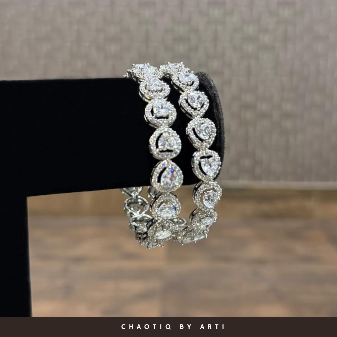Fariya Diamond Love Bangles