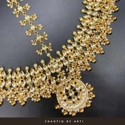 Falguni Gold-Plated Polki Maathapati