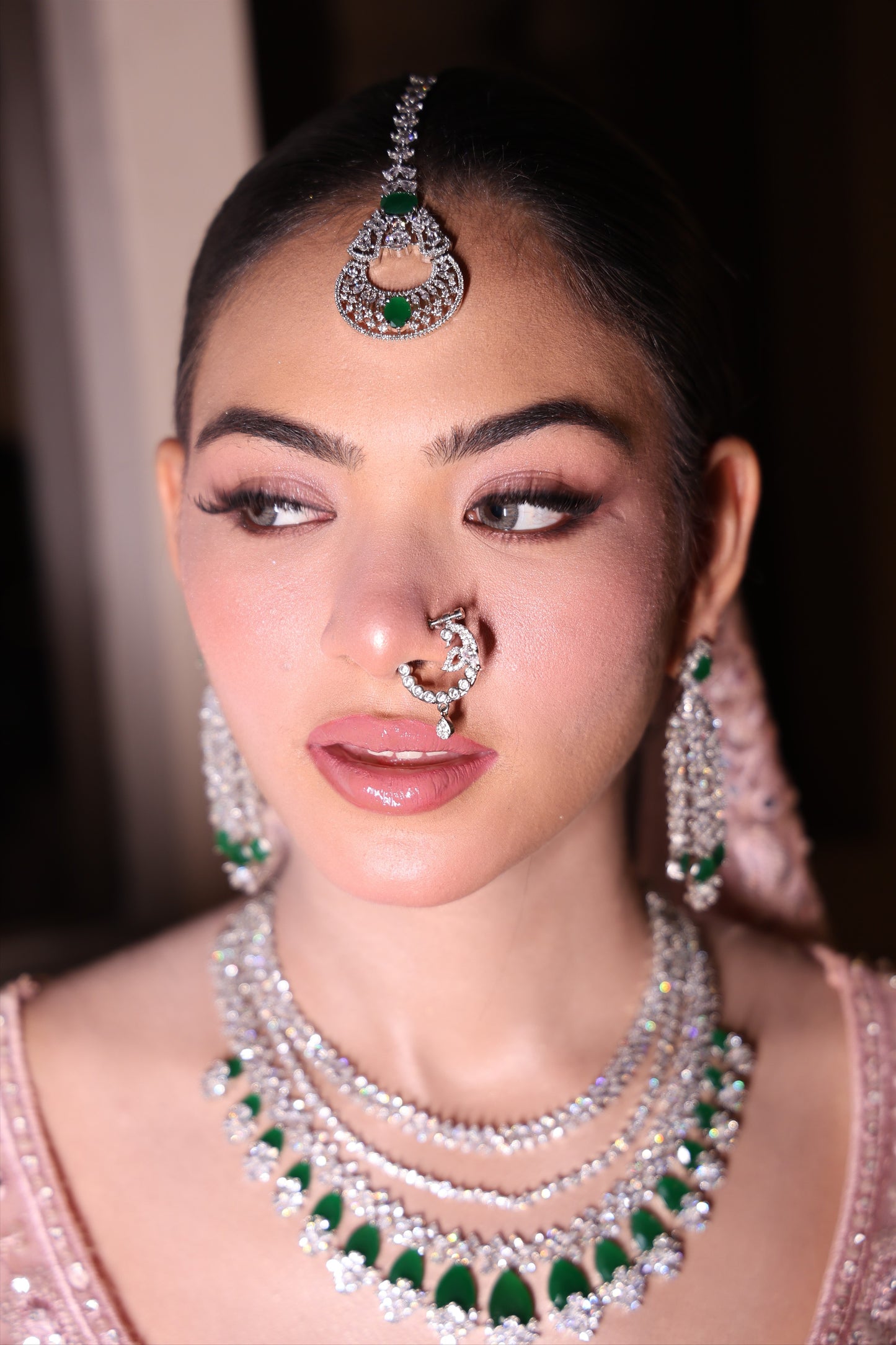 Gul Diamond studded maangtikka