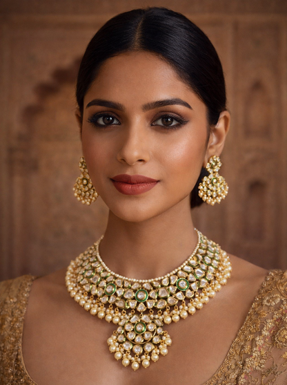 Aadhira Polki Necklace Set