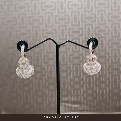 Ashley Rosegold Earrings Two-Ways