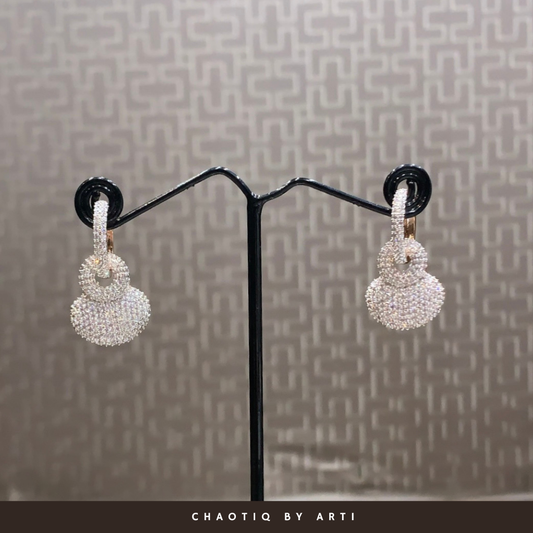 Ashley Rosegold Earrings Two-Ways