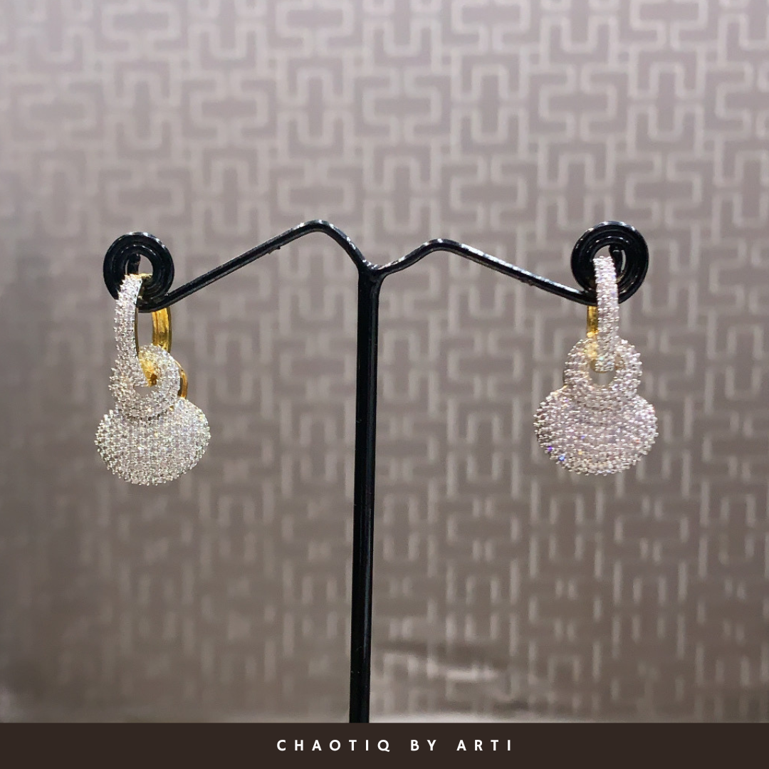 Ashley Gold Earrings Two-Ways
