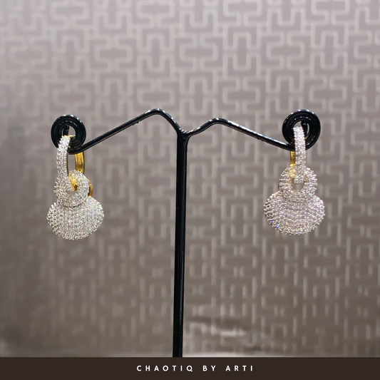 Ashley Gold Earrings Two-Ways