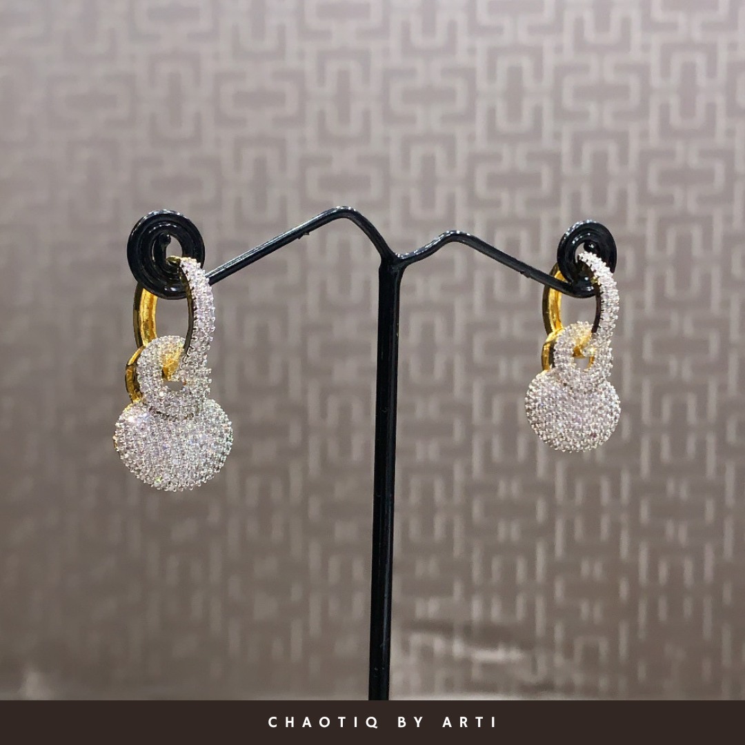 Ashley Gold Earrings Two-Ways