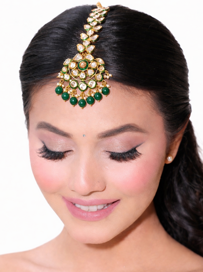 Fariya Polki Maangtikka