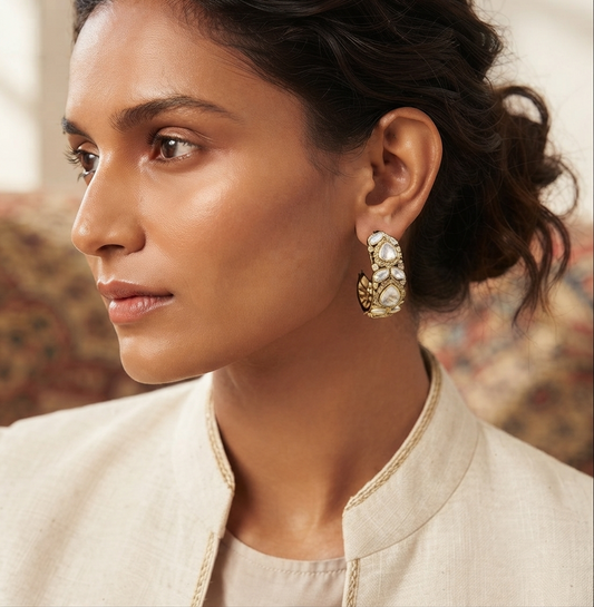 Raza Half Hoop Earrings