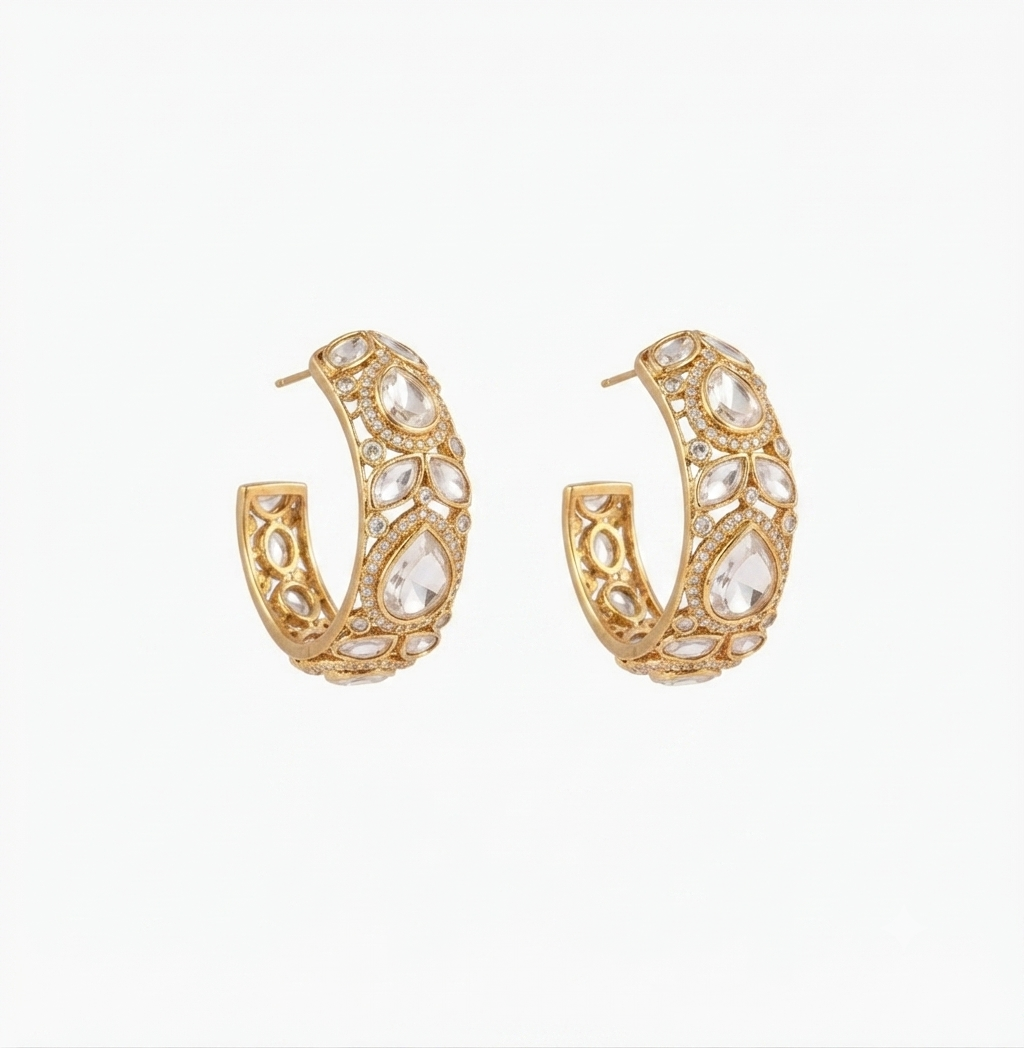 Raza Half Hoop Earrings