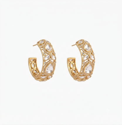 Raza Half Hoop Earrings
