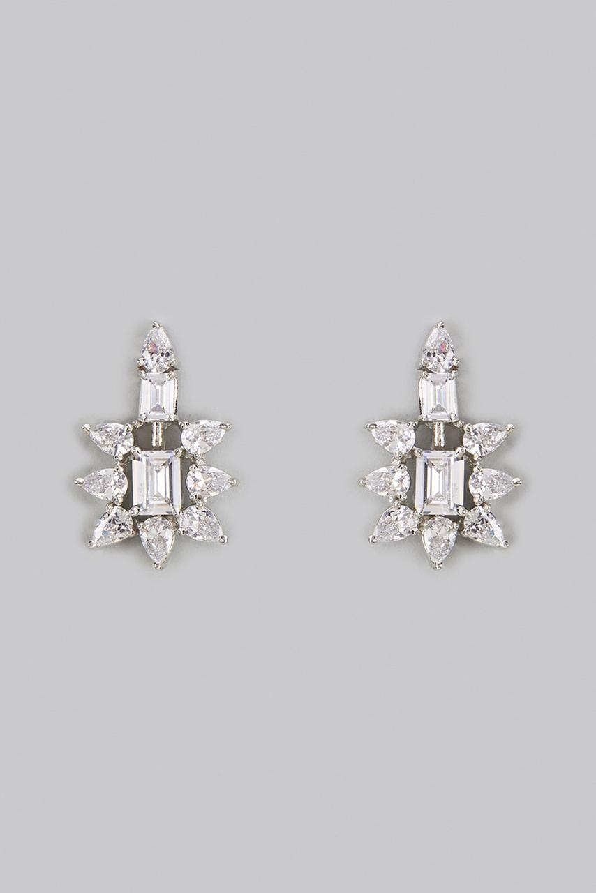 Avé Diamond Star Drop Earrings
