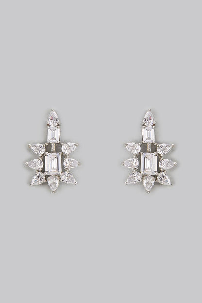 Avé Diamond Star Drop Earrings