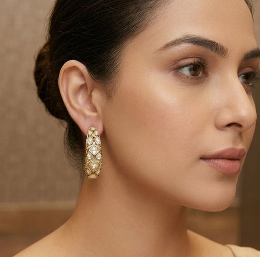 Chandni Hoops Earrings