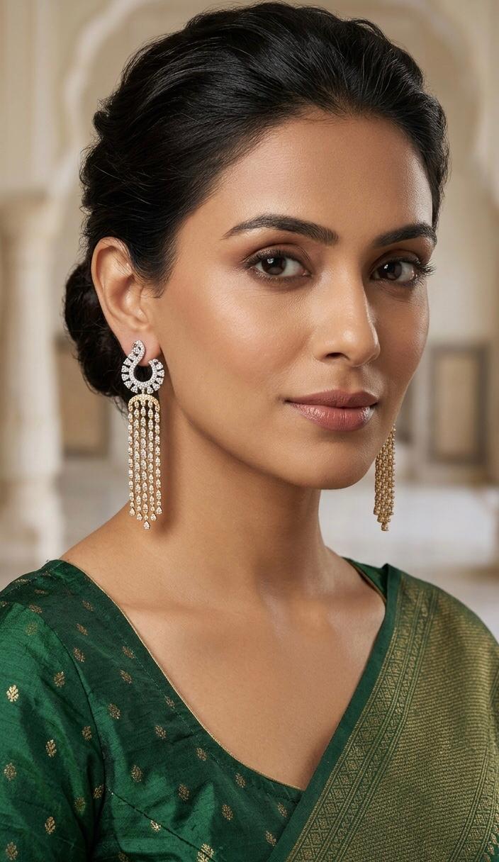 Zeba Thread Earrings