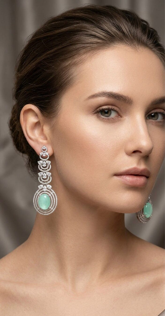 Mehereen bold diamond danglers