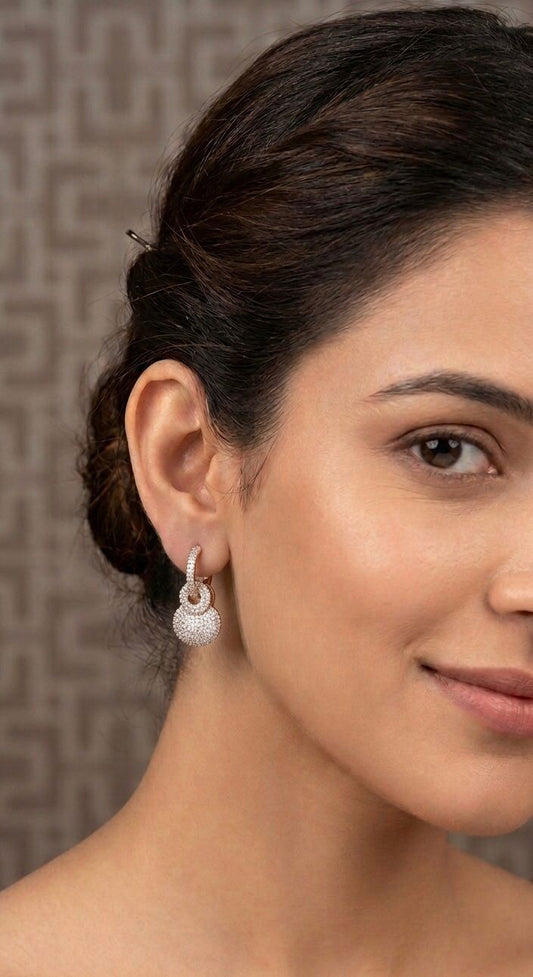 Ashley Gold Earrings Two-Ways
