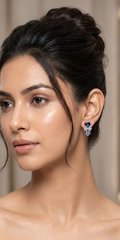 Ira Sapphire Stud Earrings