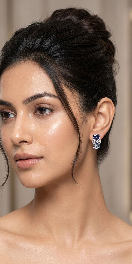 Ira Sapphire Stud Earrings