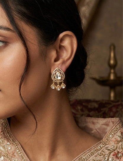 Reva Stud Drop Earrings