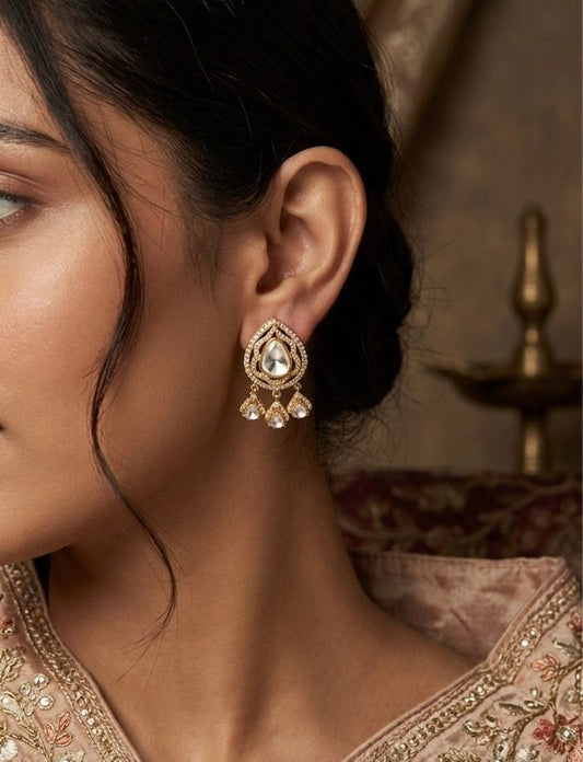 Reva Stud Drop Earrings