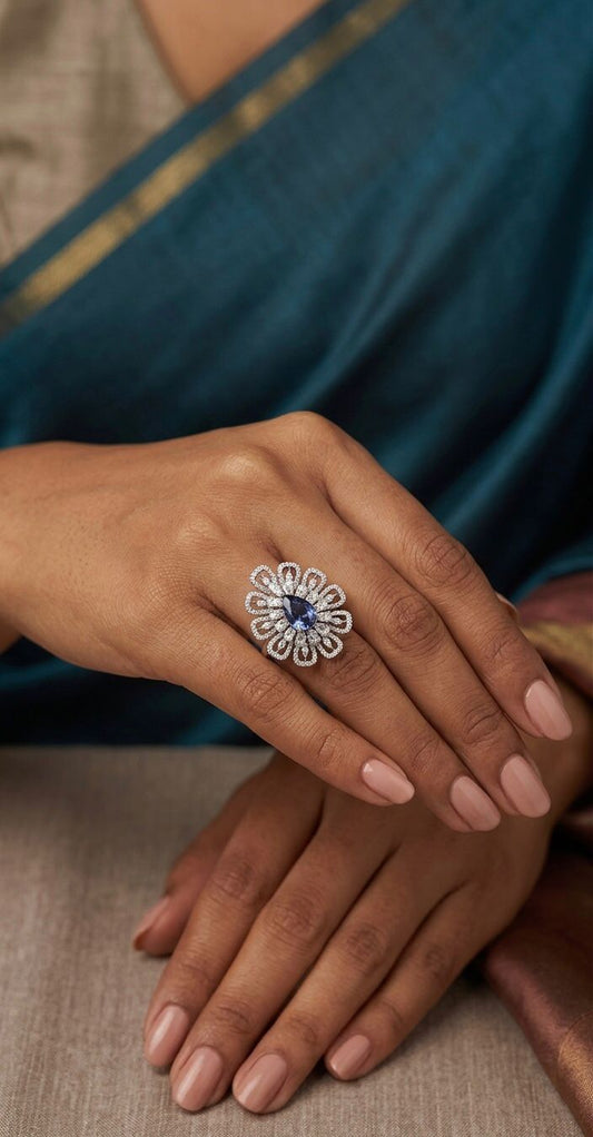Amethyst Royale Cocktail Ring