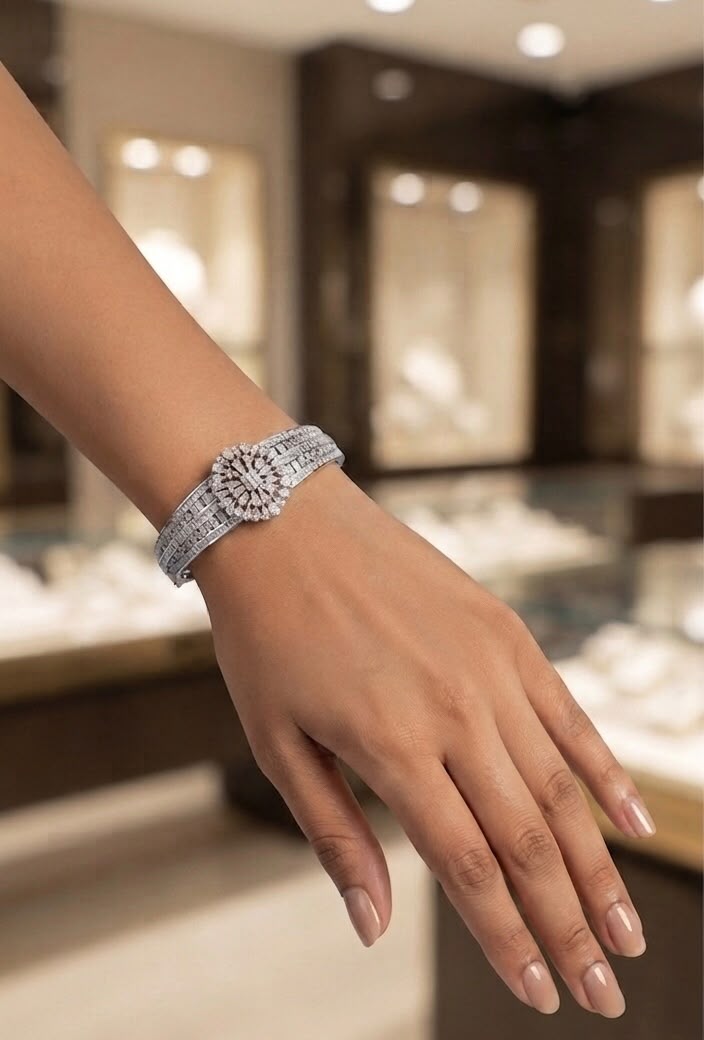 Auric diamond studded bracelet