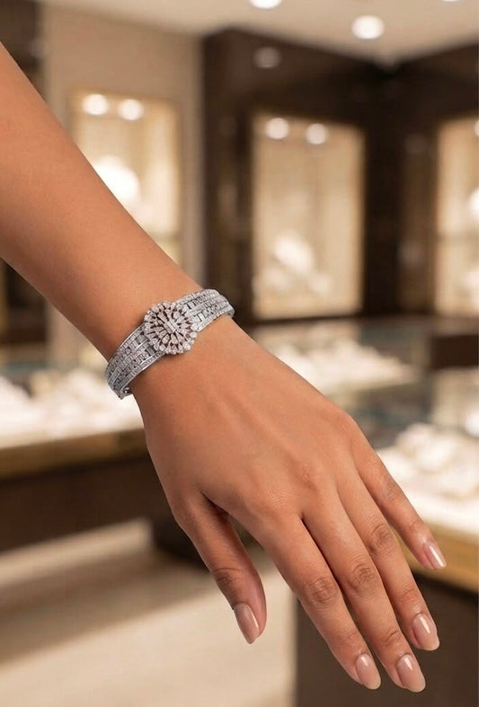 Auric diamond studded bracelet