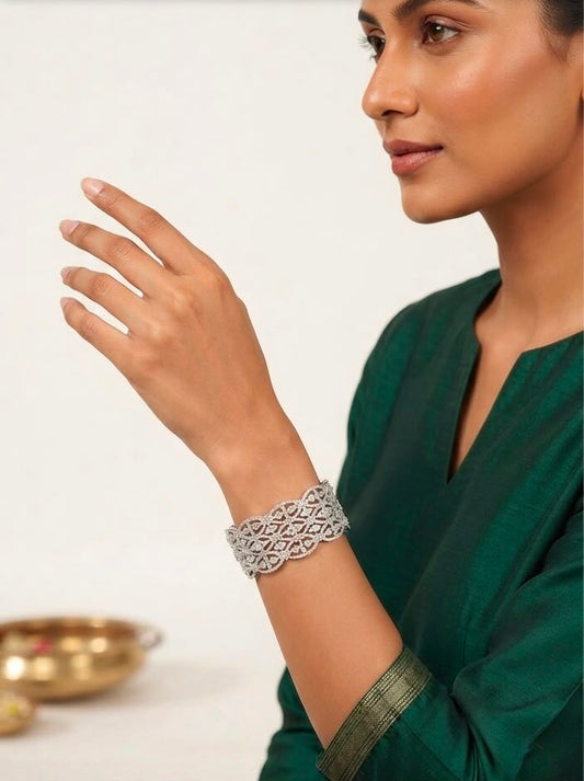 Sobitha diamond studded bracelet