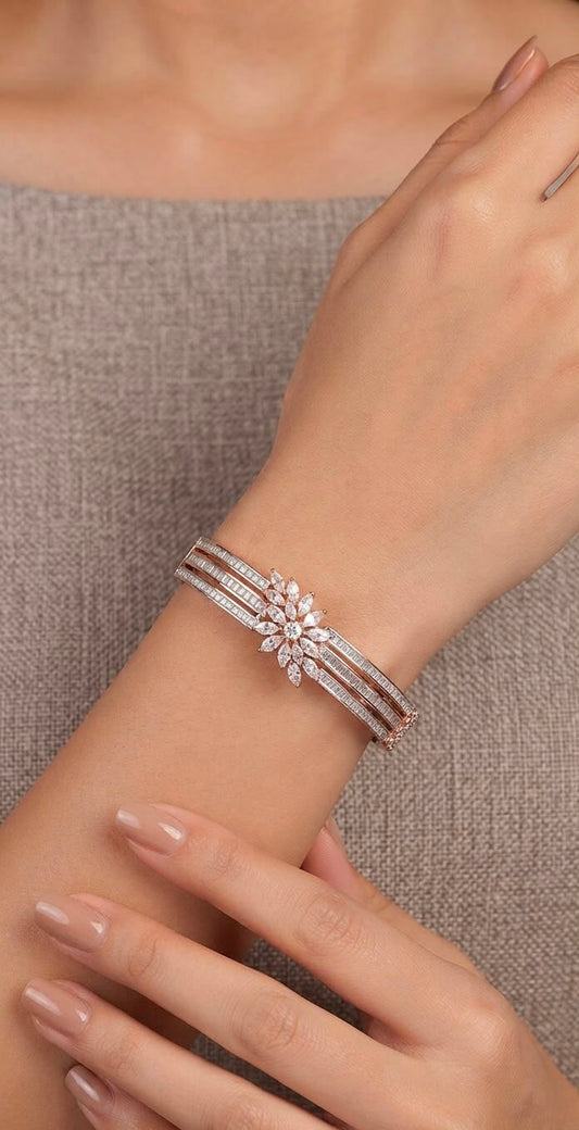 Tara diamond studded bracelet