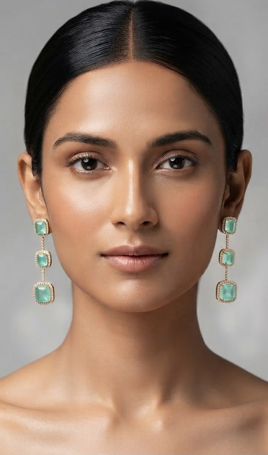 Zeba Diamond Danglers