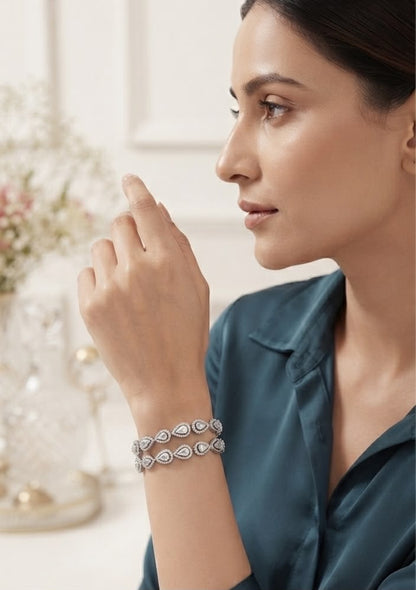 Fariya Diamond Love Bangles