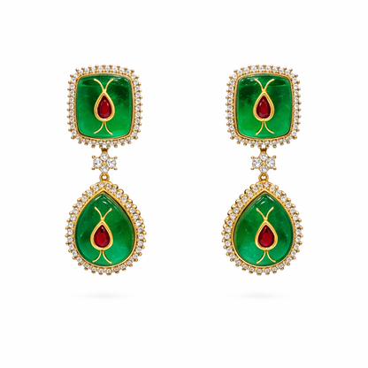 Lolita Coloured Stone Earrings
