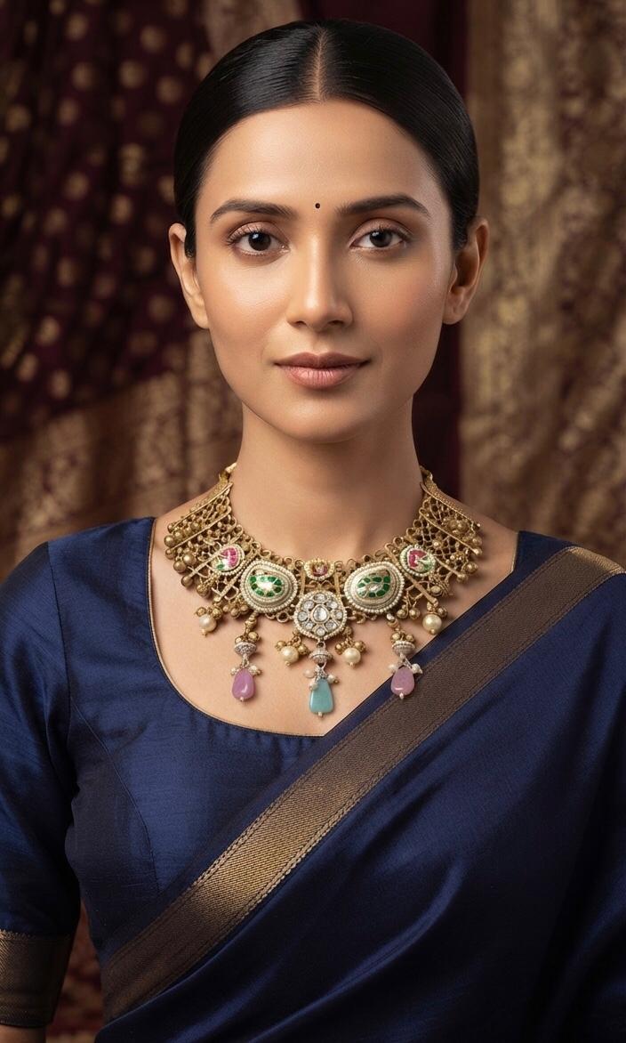 Aaliyah gold plated layered necklace