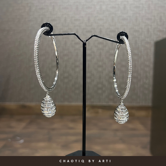 Celeste Droplet Hoops