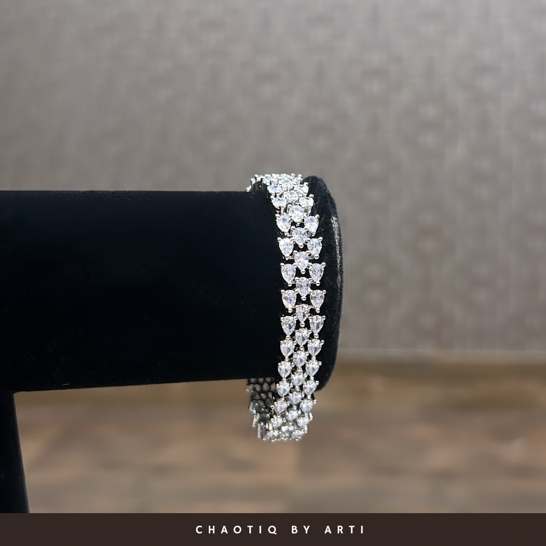 Asma diamond studded tennis bracelet