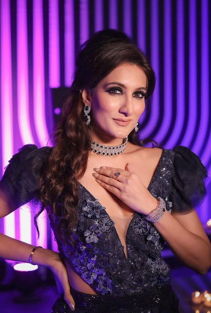 Tarini Neel Choker Set